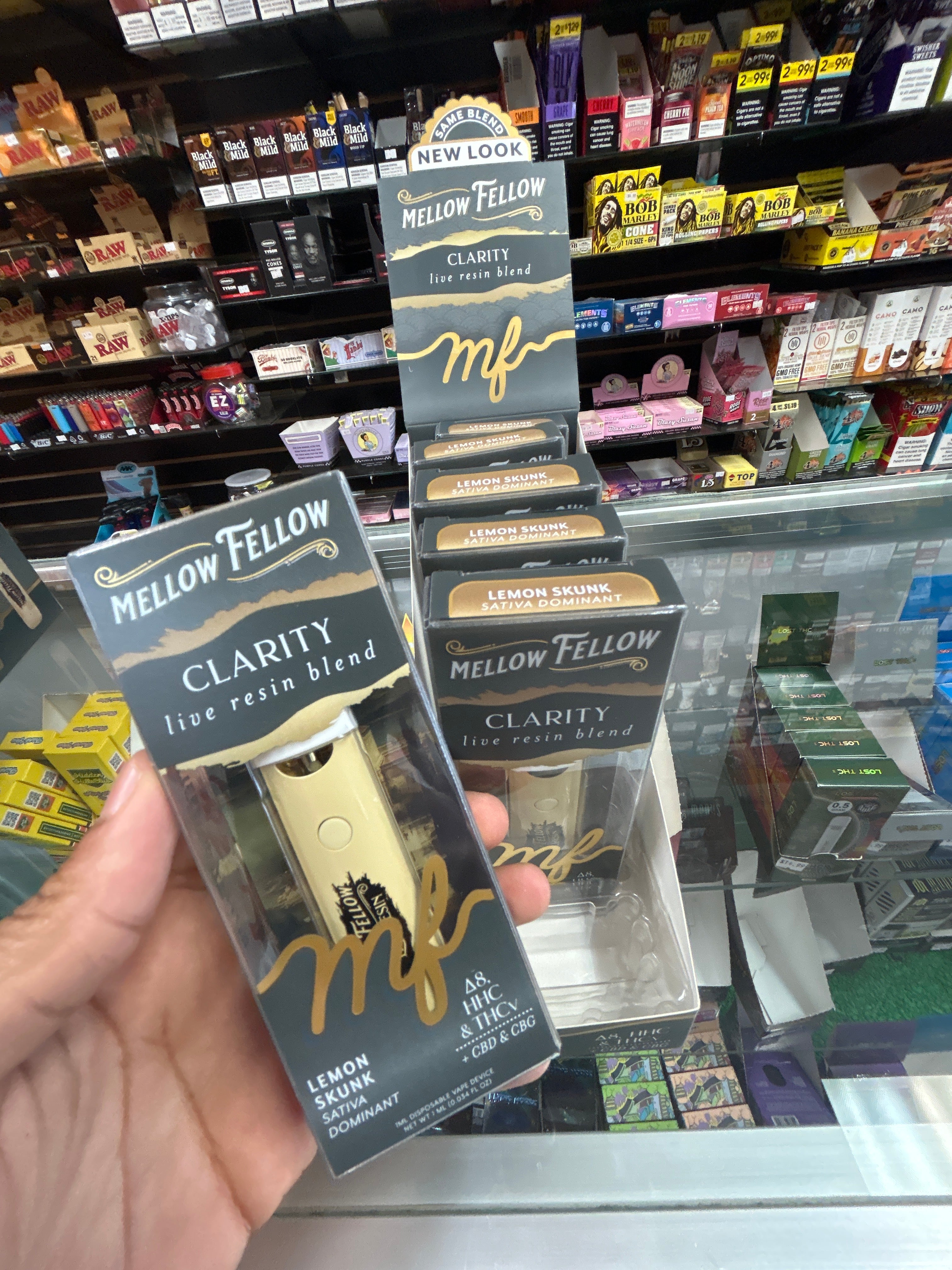 Mellow Fellow 1ML – Lemon Skunk | Sativa Dominant Vape Cartridge for Energy & Creativity