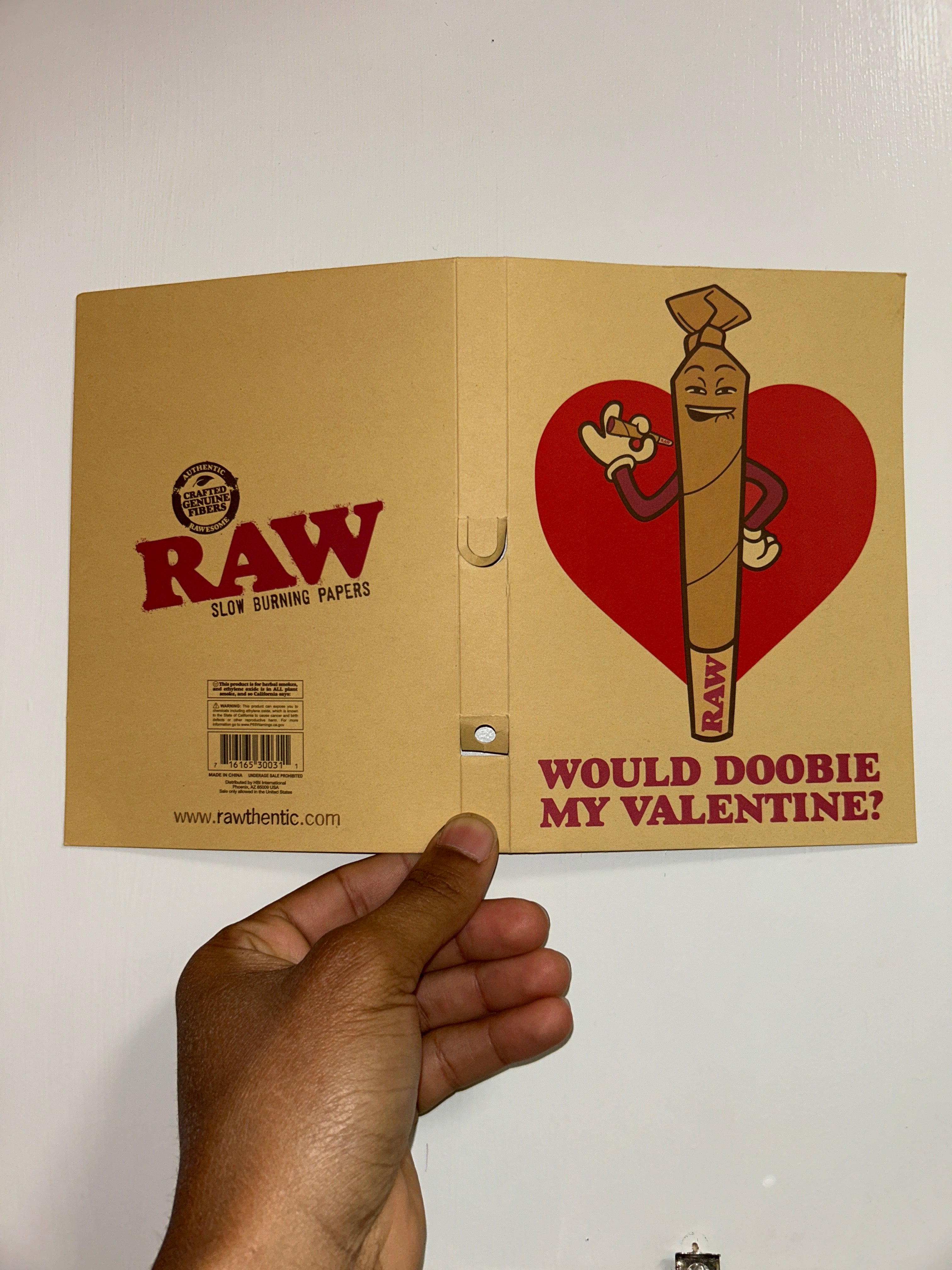 💌 Would You Doobie My Valentine? – RAW Valentine Day Card