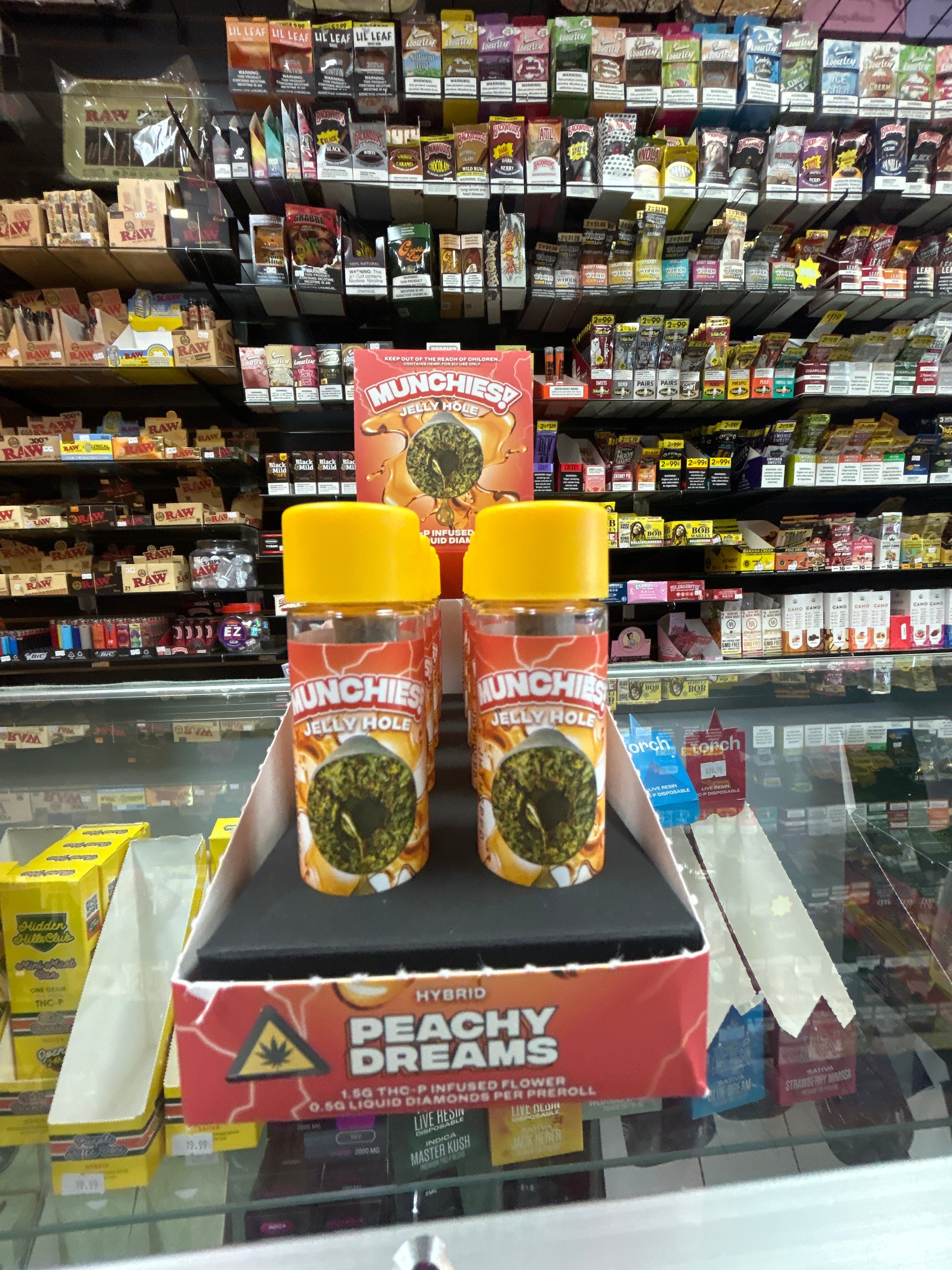 Munchies! Jelly Hole 1.5g – Hybrid “Peachy Dreams” | Sweet, Relaxing, & Euphoric
