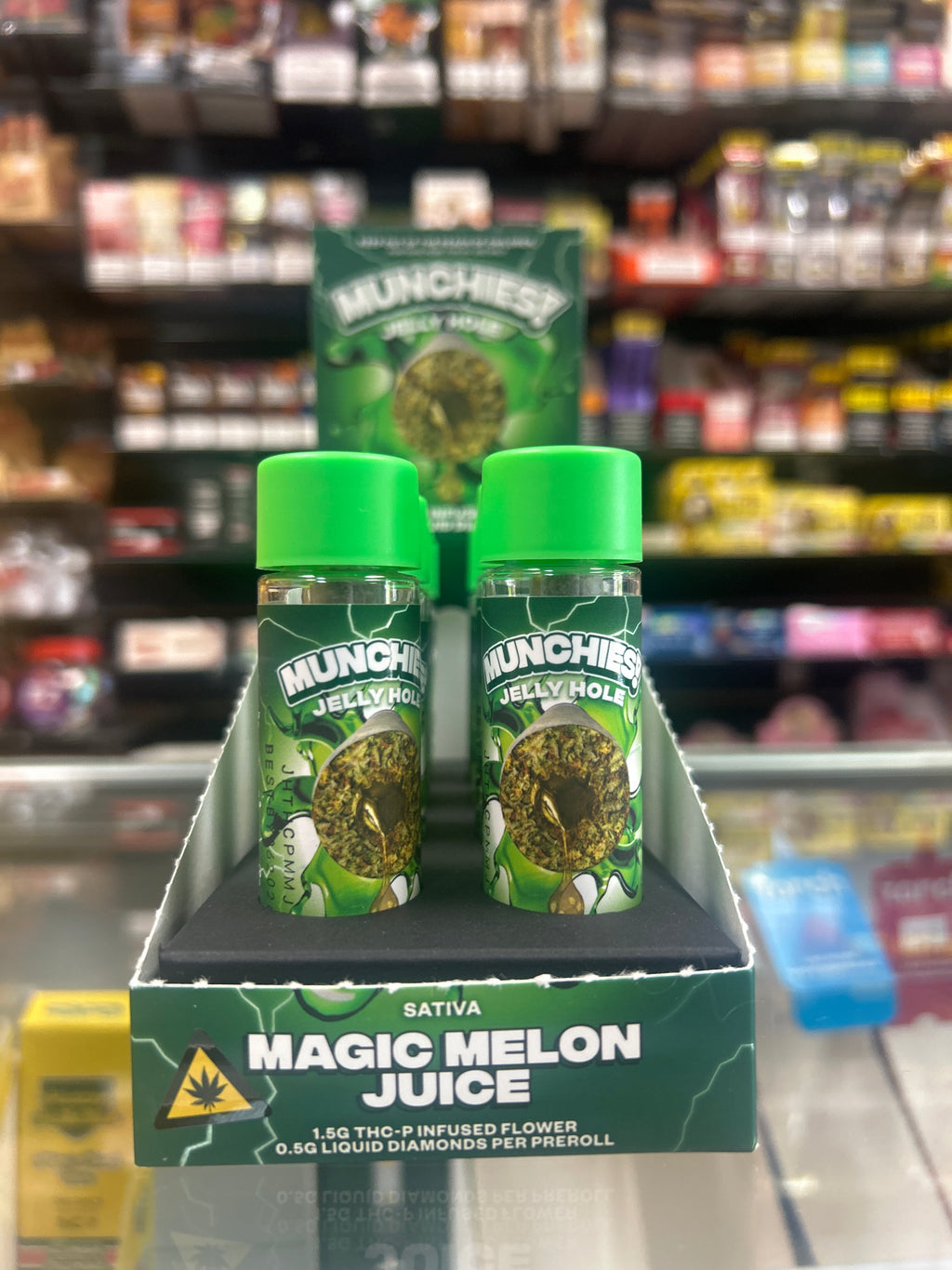 🔥 Munchies! Jelly Hole (Sativa) 1.5g Preroll – Magic Melon Juice Flavor