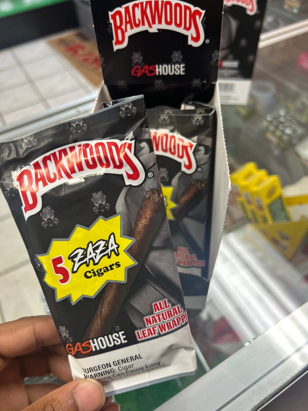 😷🏠Backwoods x Gas House "Zaza" – Limited Edition Tobacco Leaf Wrap
