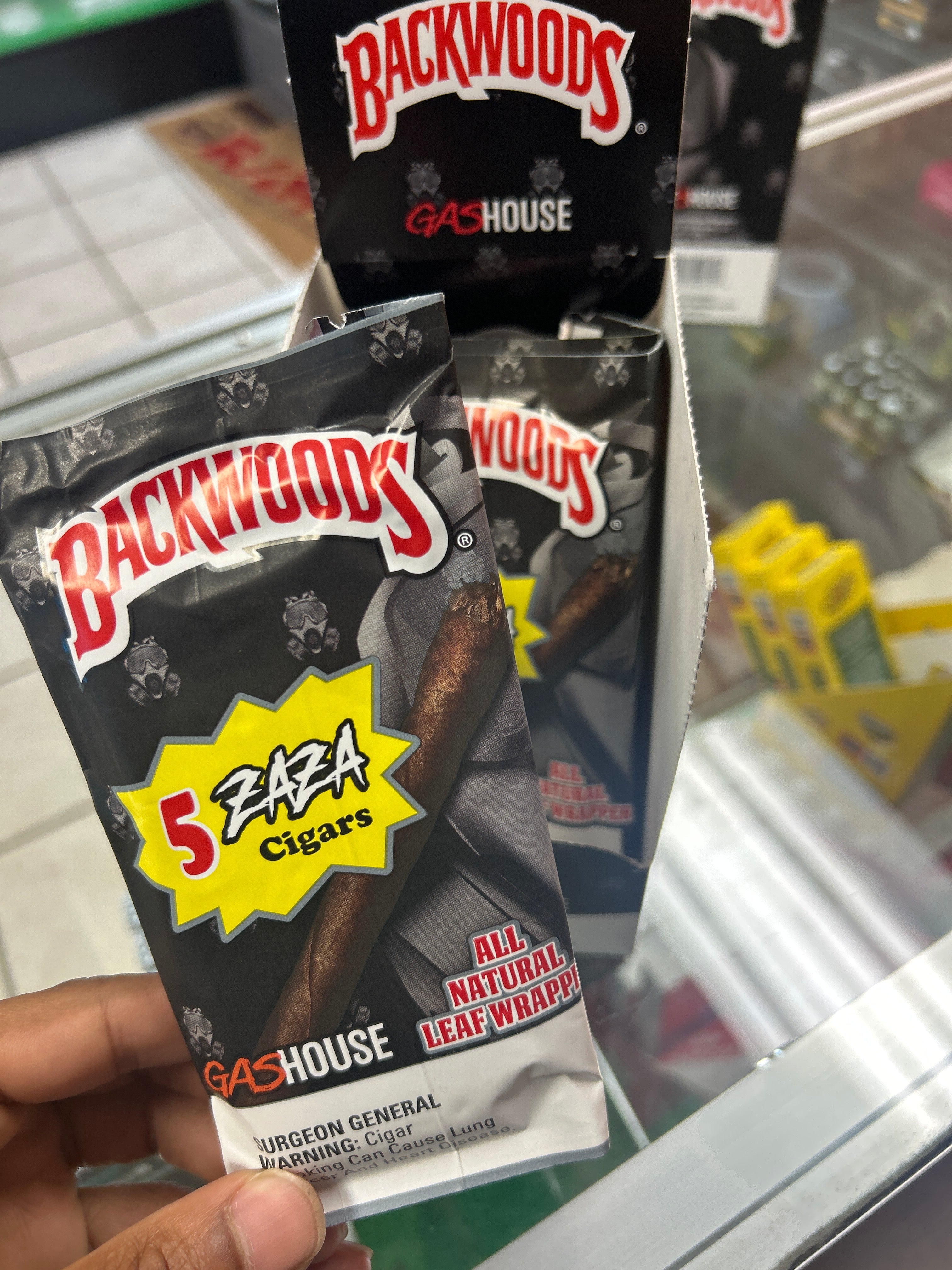 😷🏠Backwoods x Gas House "Zaza" – Limited Edition Tobacco Leaf Wrap