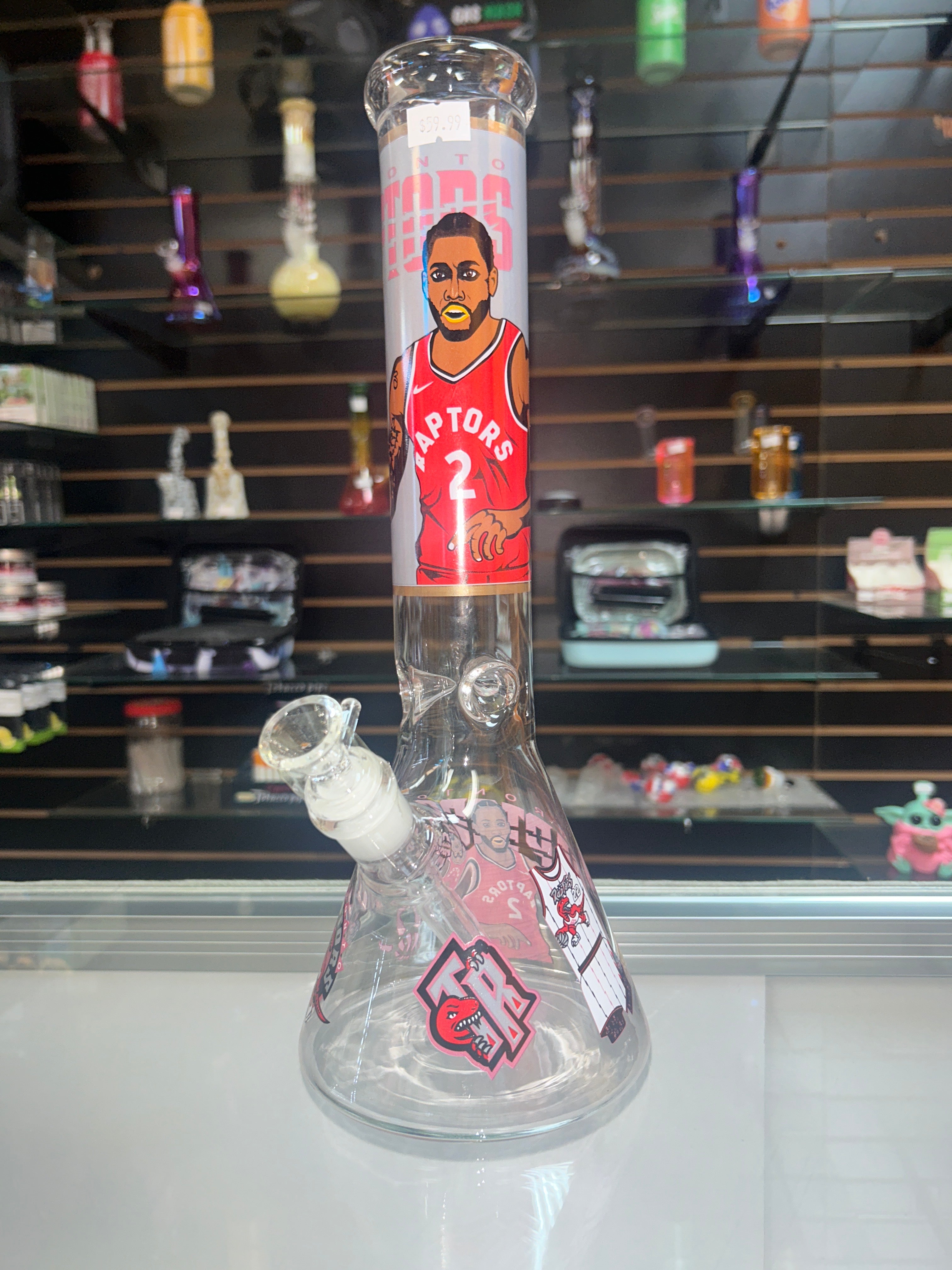 Kawhi “The Klaw” Leonard Raptors Tribute Waterpipe 🏀💨