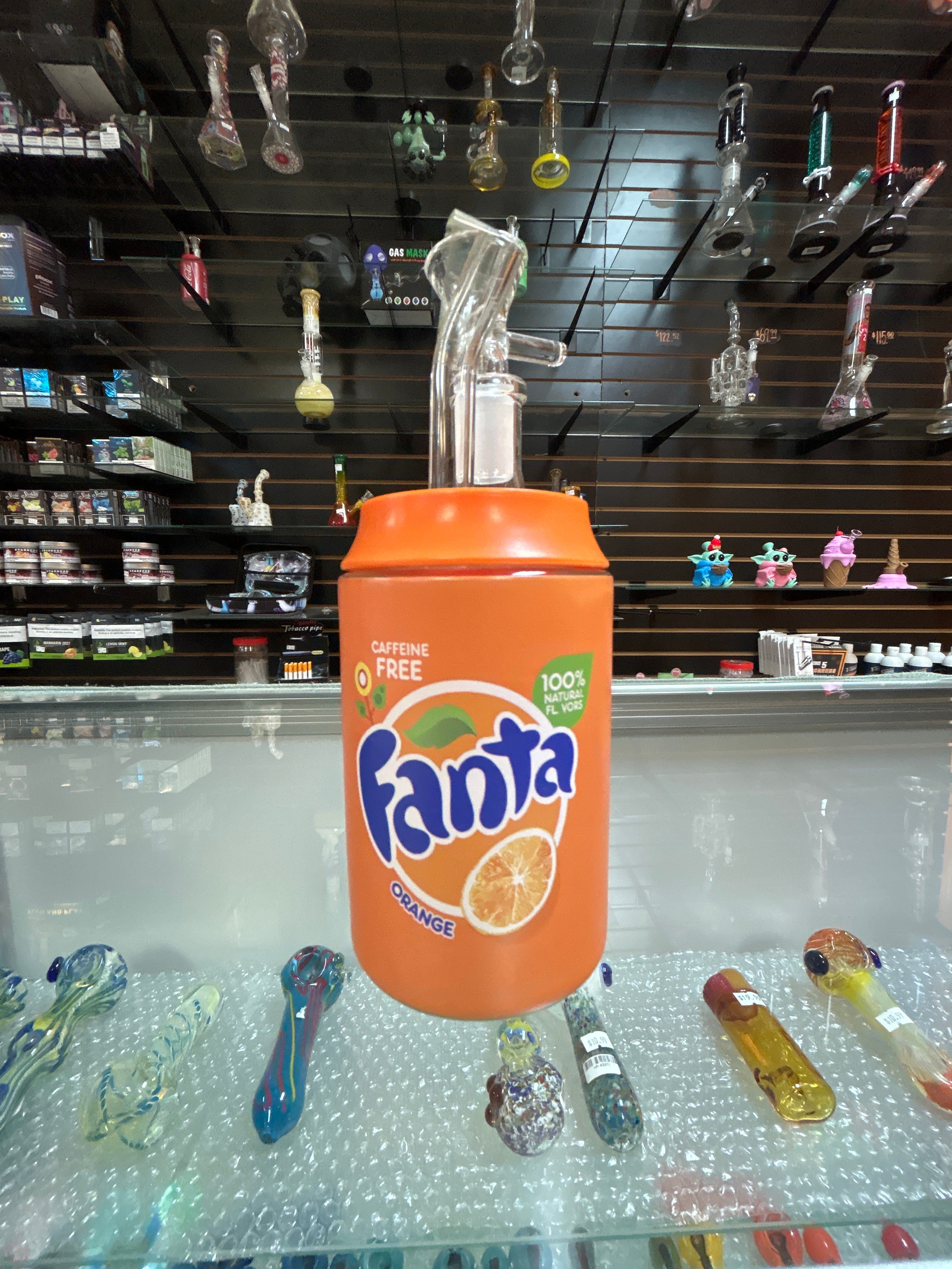 Orange Fanta Can Water Pipe – Fun, Discreet & Smooth Hits