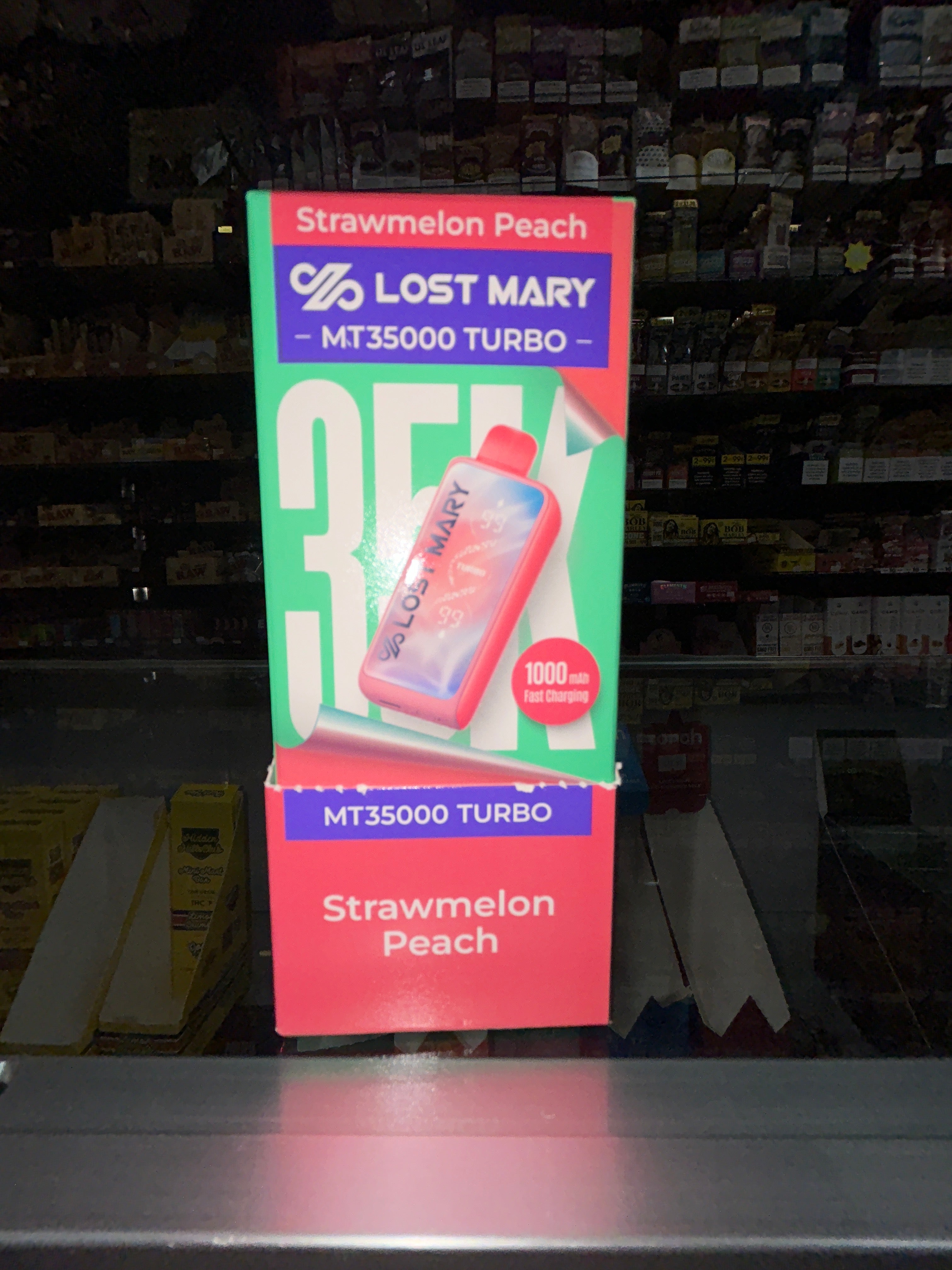 Lost Mary MT35000 Turbo Disposable Vape – Strawmelon Peach Flavor