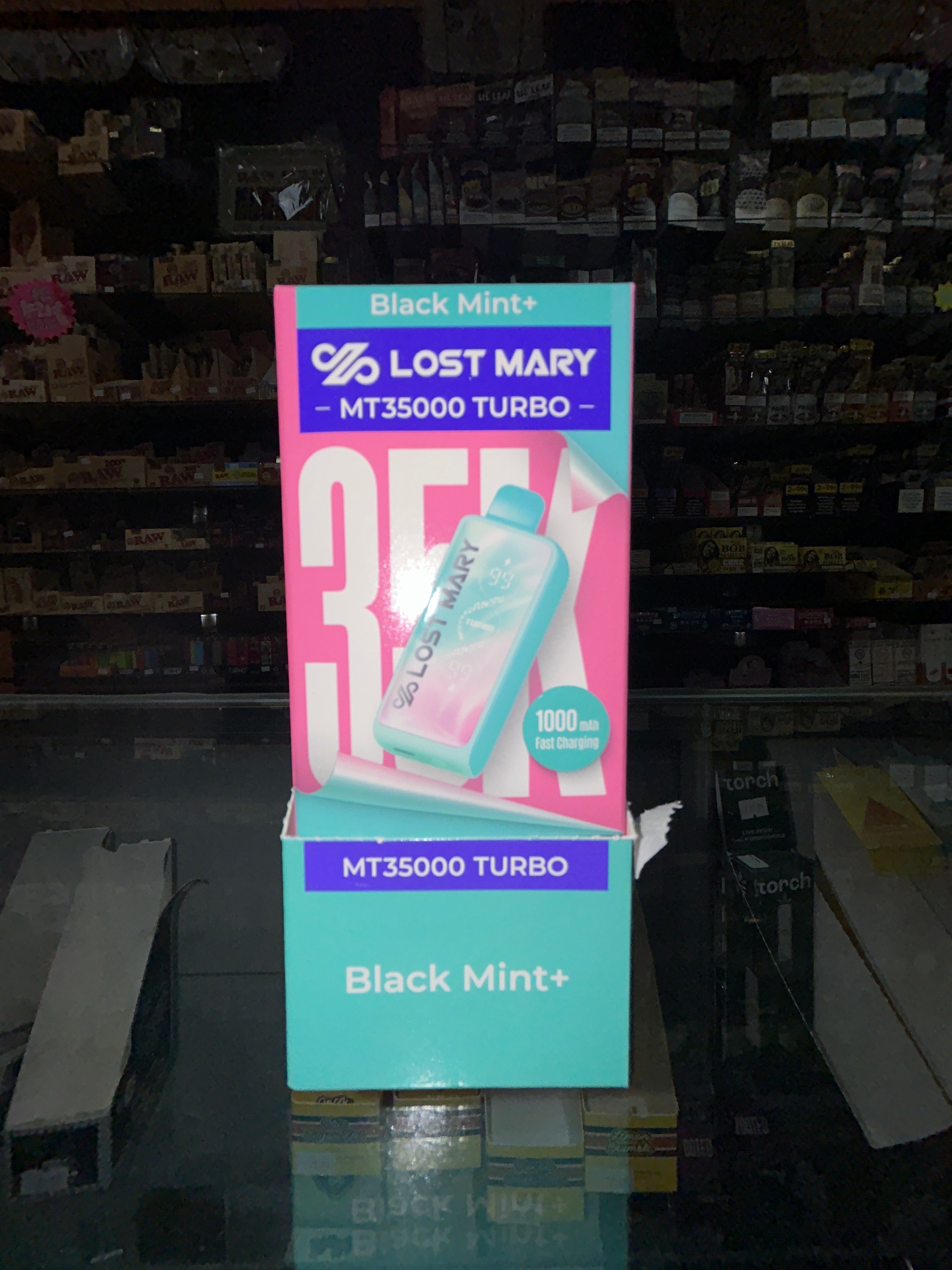 Lost Mary MT35000 Turbo – Black Mint+ | 35,000 Puffs Power Hit