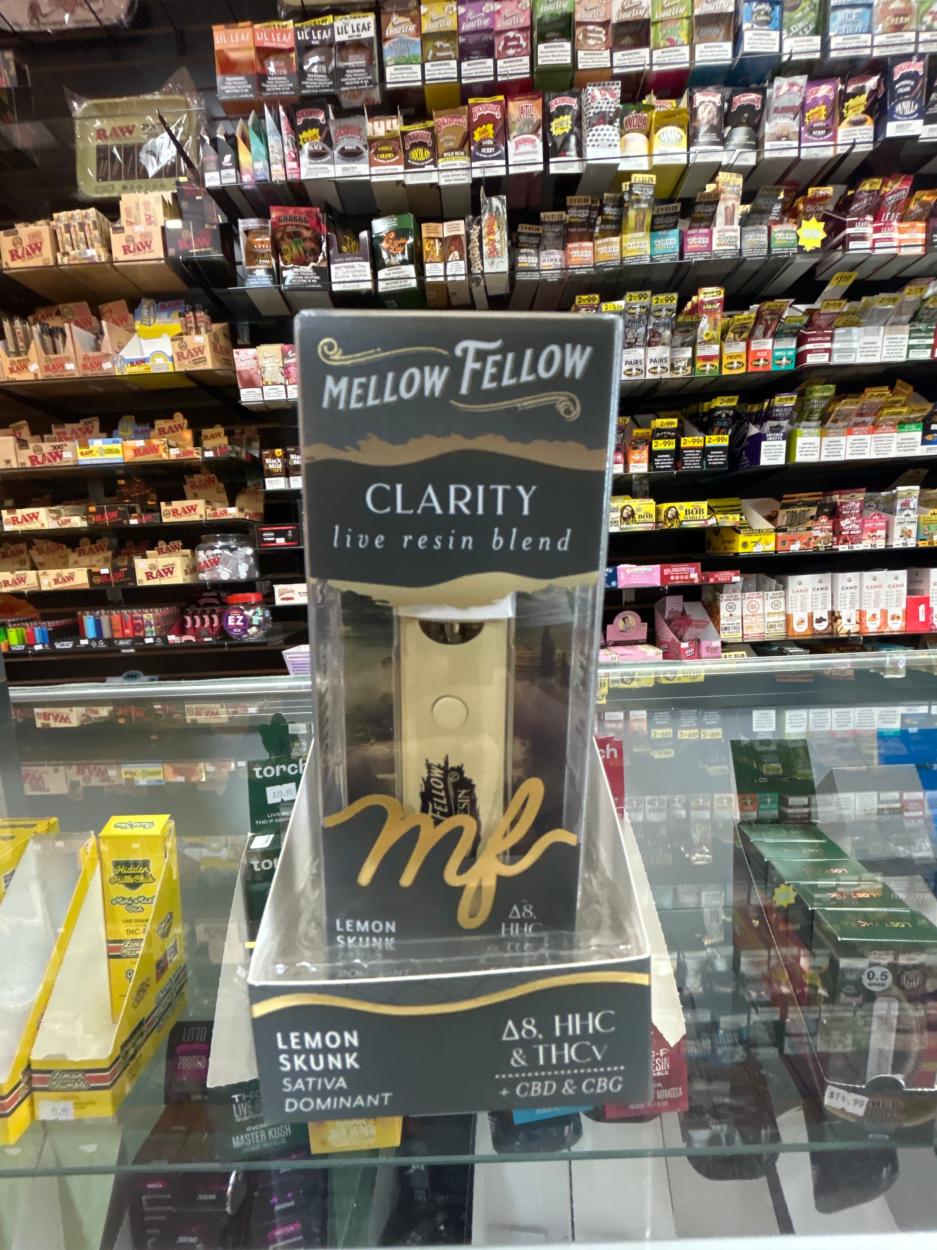 Mellow Fellow 1ML – Lemon Skunk | Sativa Dominant Vape Cartridge for Energy & Creativity